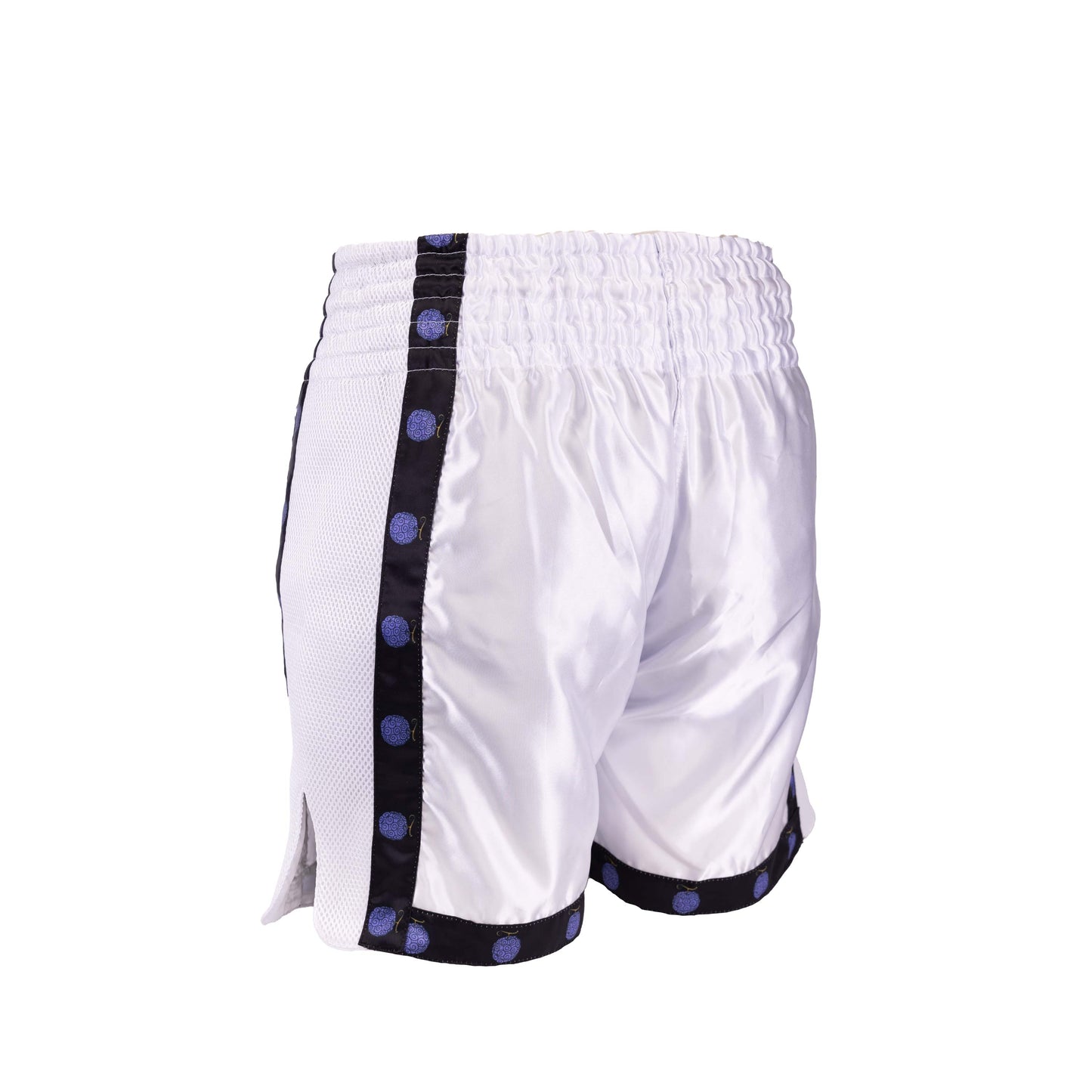 Anime Athletics Muay Thai Short - White/Black, HEARTBEAT