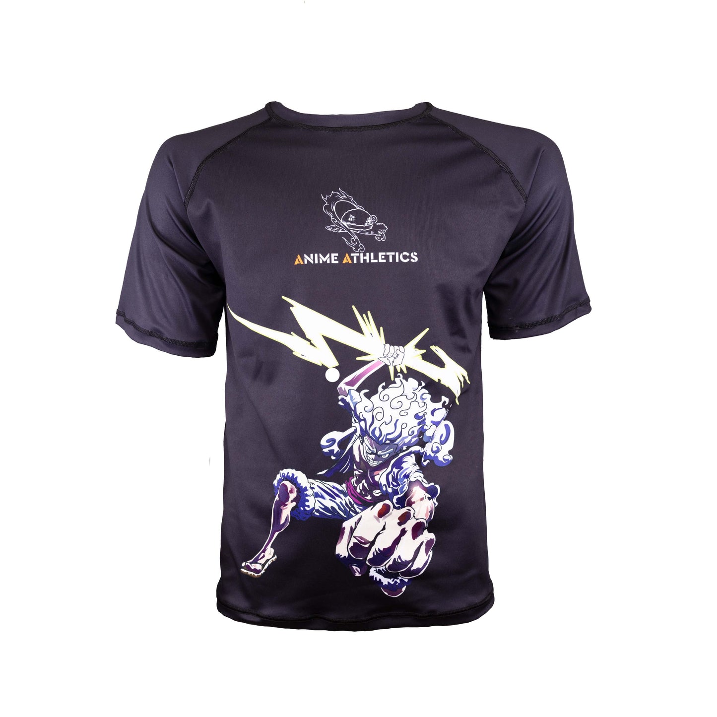 Anime Athletics Rashguard - Black/White, KAMINARI