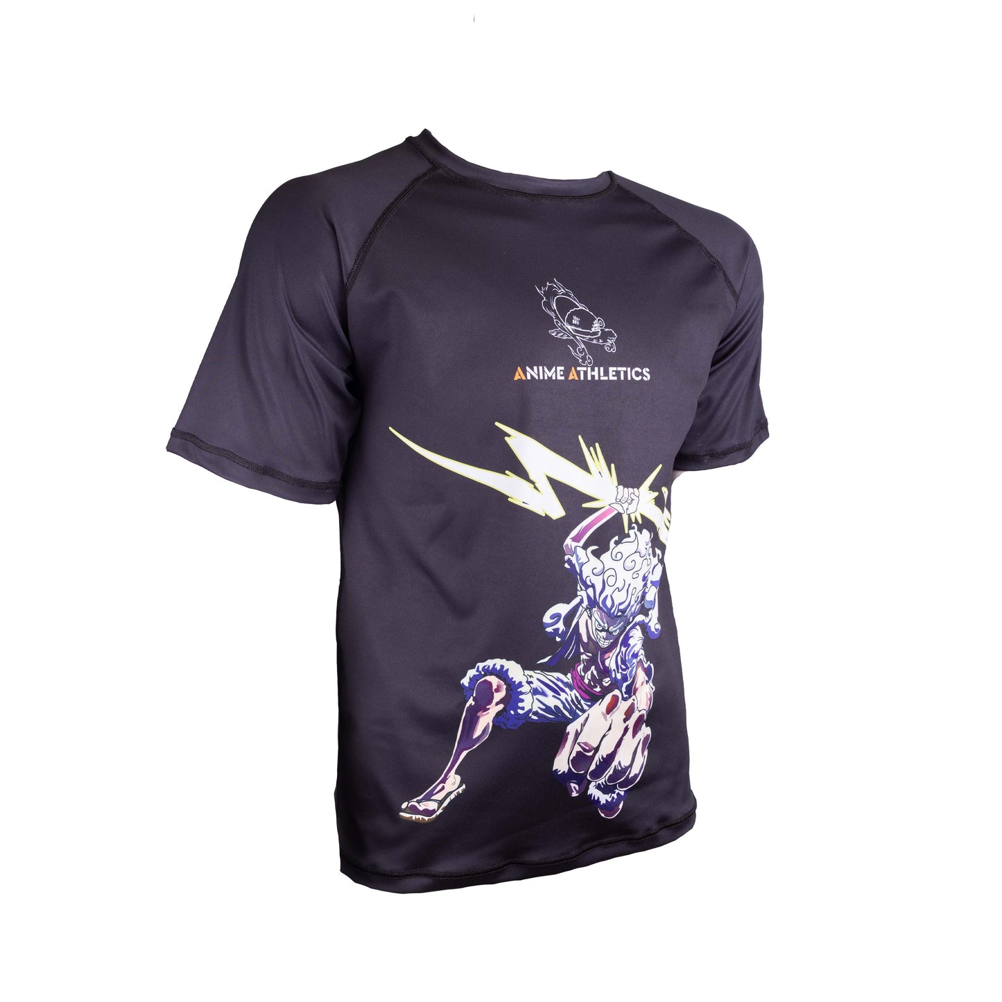 Anime Athletics Rashguard - Black/White, KAMINARI