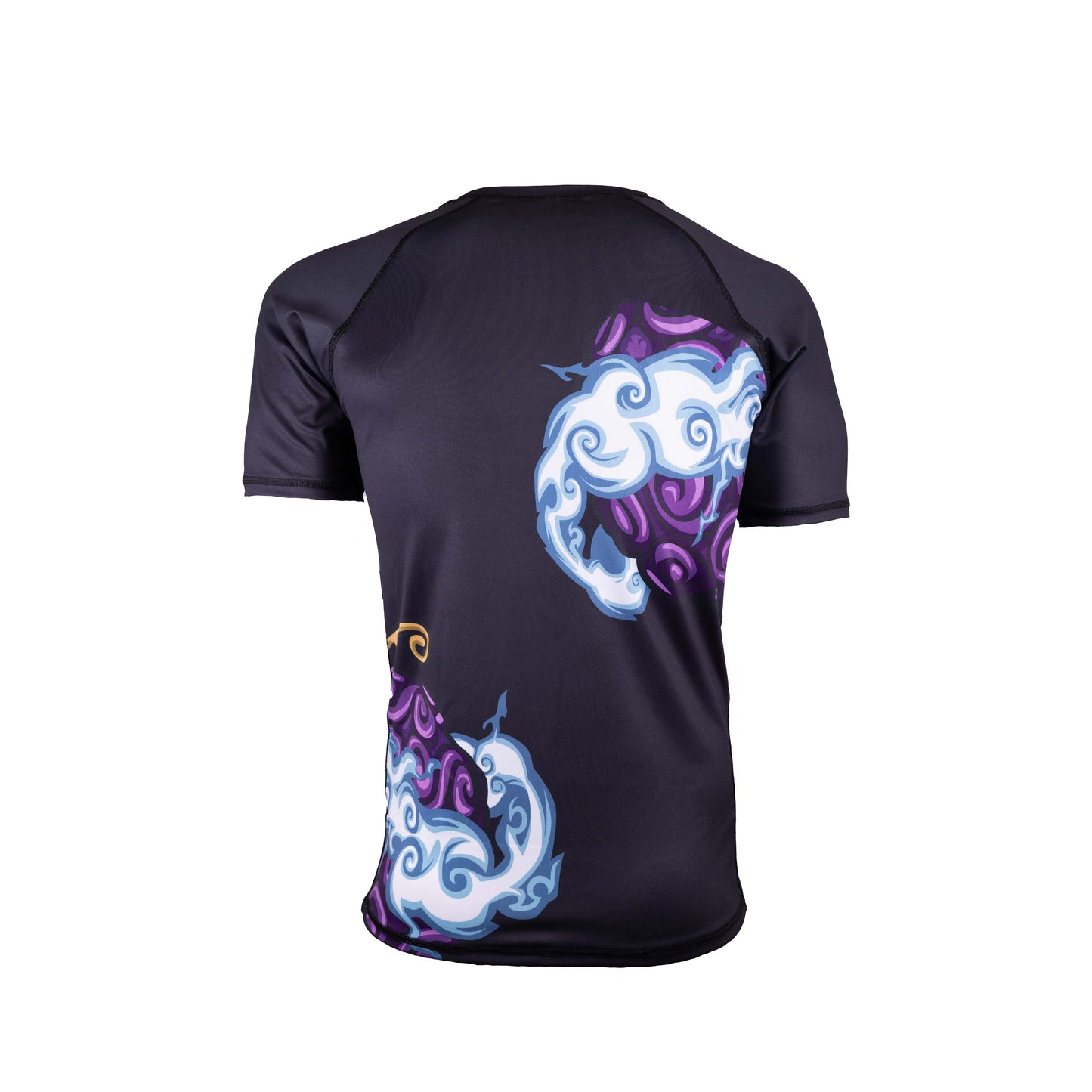 Anime Athletics Rashguard - Black/White, KAMINARI