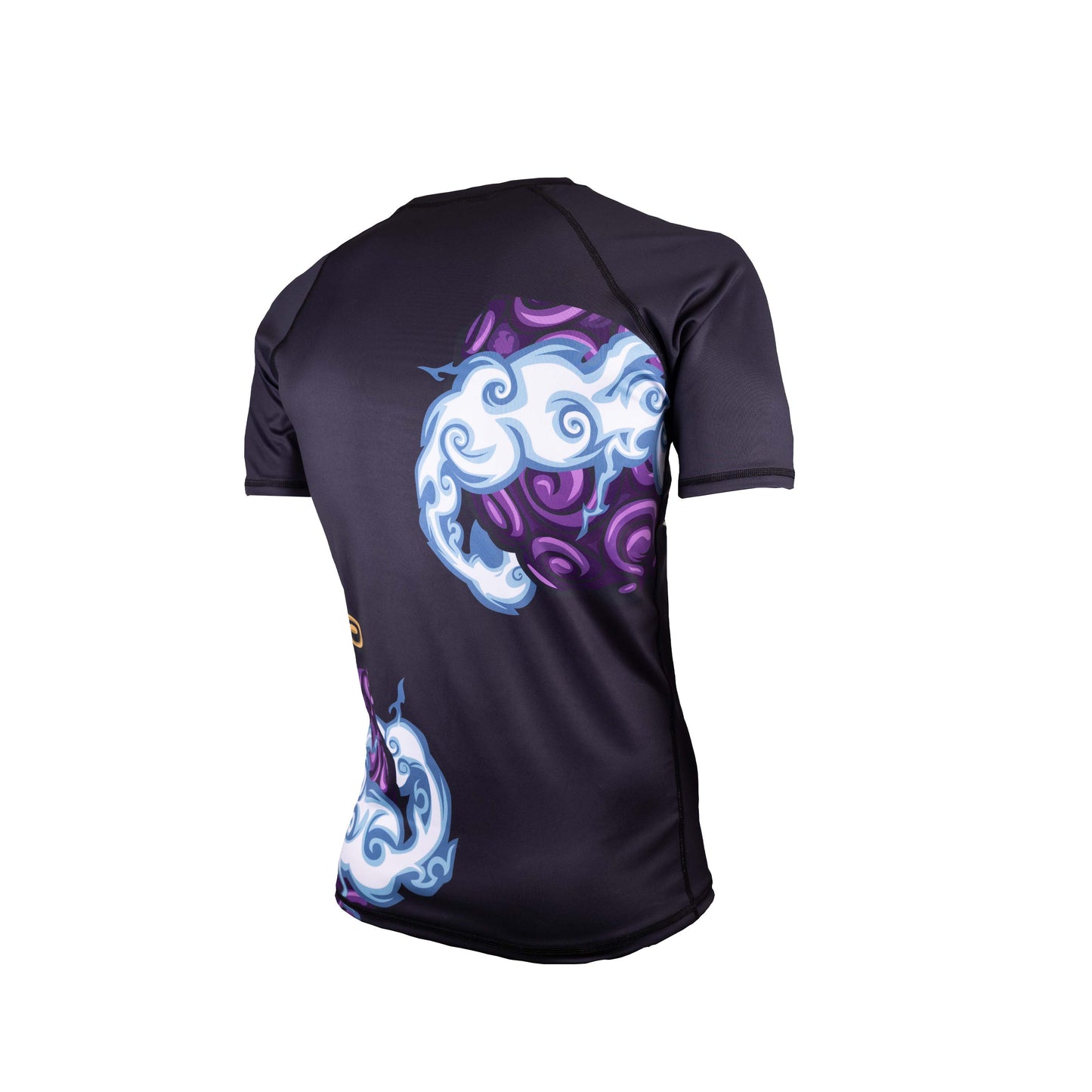 Anime Athletics Rashguard - Black/White, KAMINARI