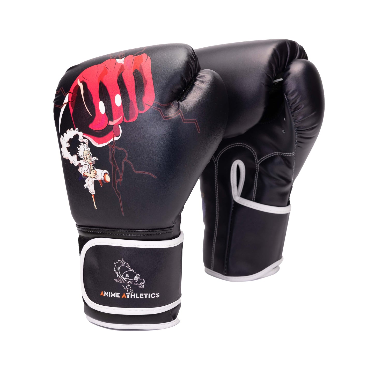 Anime Athletics Boxhandschuhe - Schwarz/Weiß, BAJURANGU GUN, COMFORT VERSION