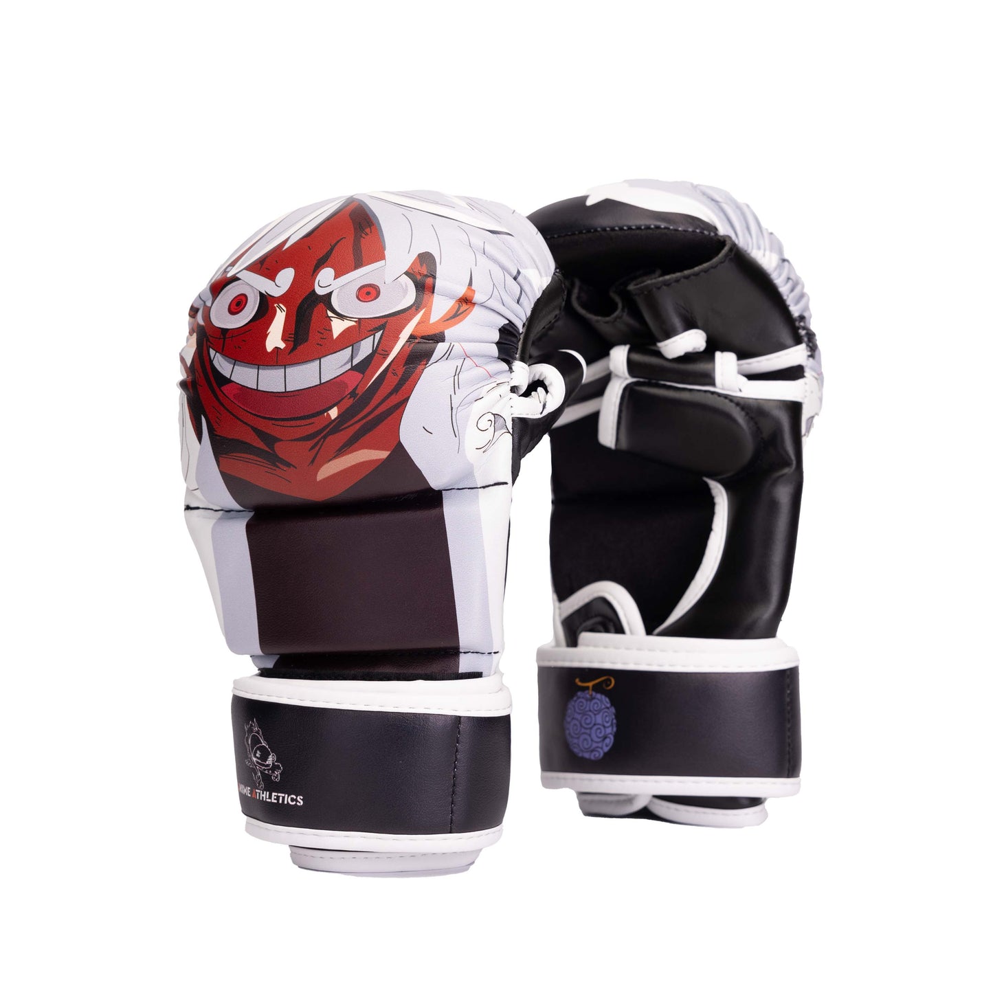 Anime Athletics MMA Gloves - Black/White, GATORINGU