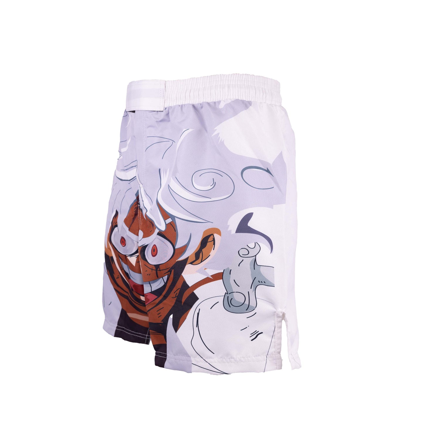 Anime Athletics MMA Shorts, Black/White, GEAR 5