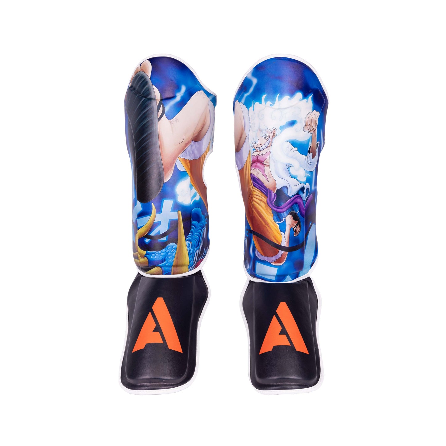 Anime Athletics Shin Guards - Black/White, GIGANTO