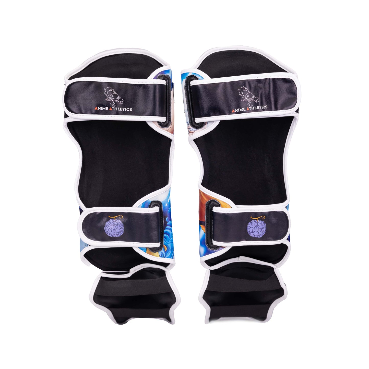 Anime Athletics Shin Guards - Black/White, GIGANTO