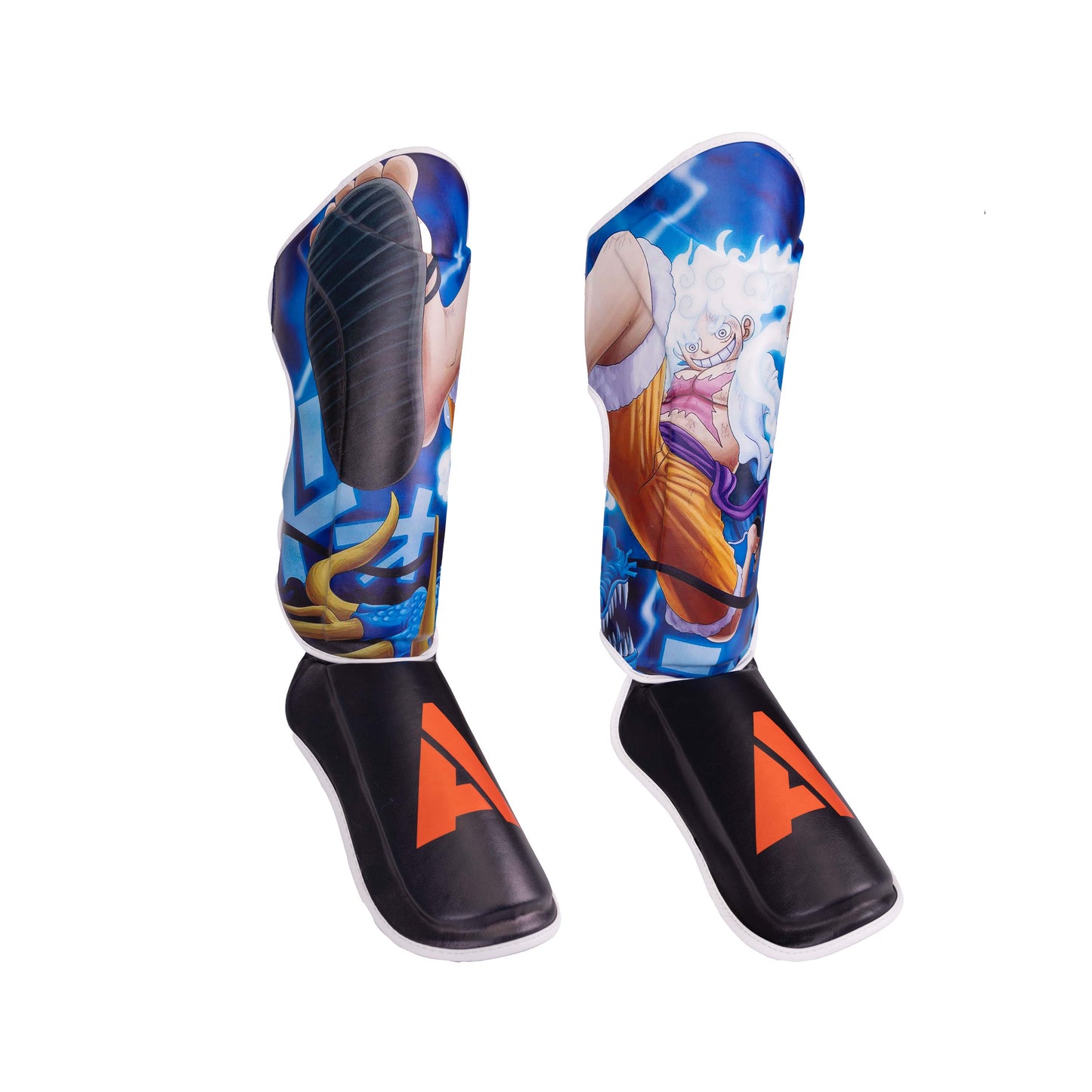 Anime Athletics Shin Guards - Black/White, GIGANTO